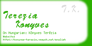 terezia konyves business card